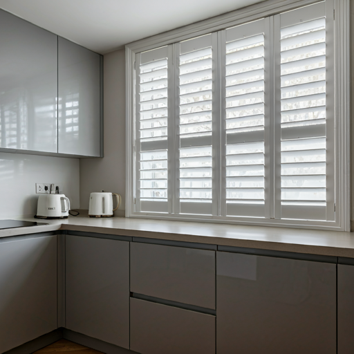 Kitchen Inside Mount Shutter - DIY Easy Fit Shutters