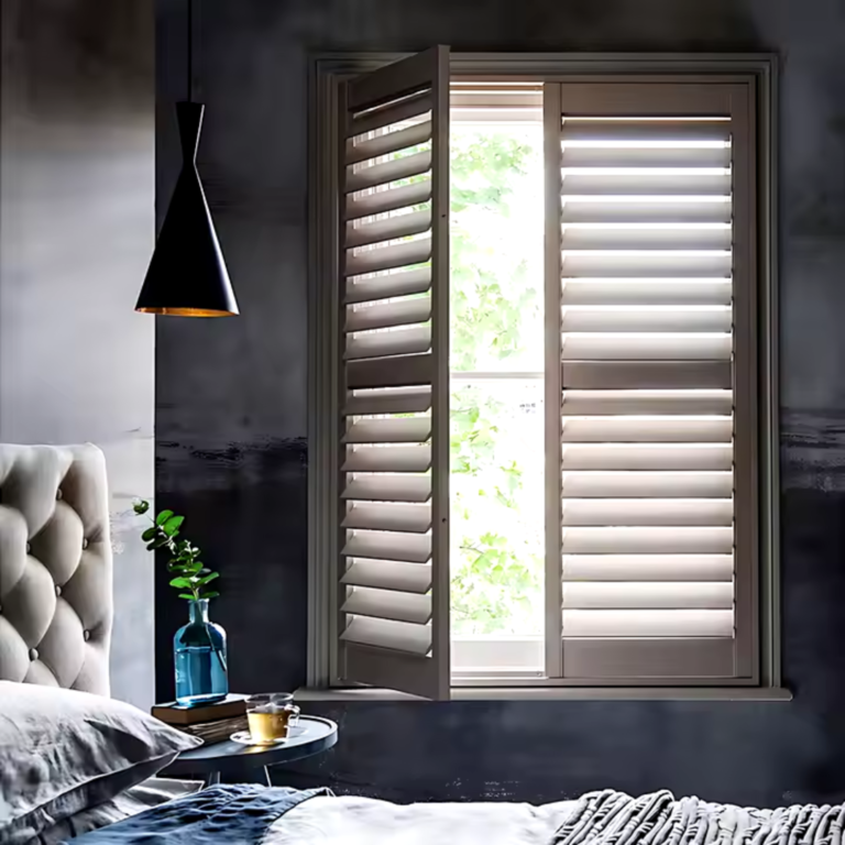 Simple Bedroom Style Window Shutter - DIY Easy Fit Shutters