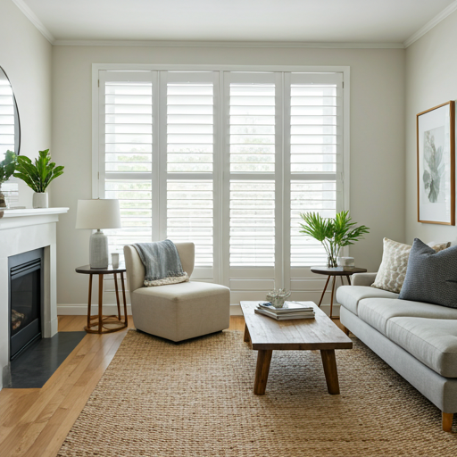 Living Room Window Shutter 01 - DIY Shutters