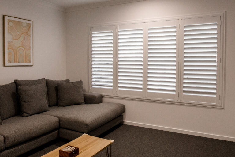 Simple Style 4 Panel Window Shutter - DIY Shutters